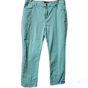 Boden The Cambridge Ankle Skimmer Jeans Mint Green Sz 18